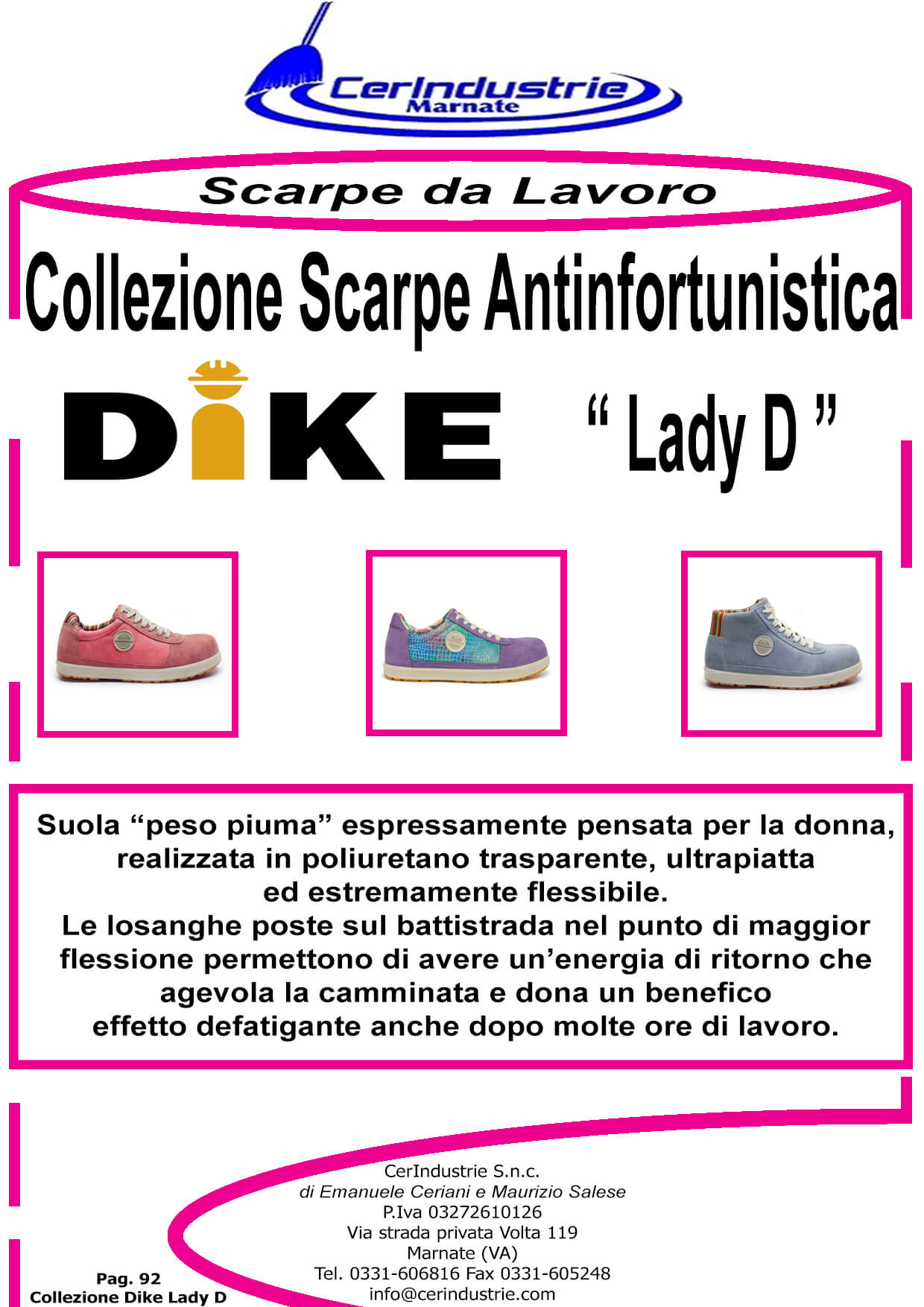 Collezione Scarpe Antinfortunistica Dike Lady D