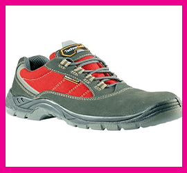 Scarpa protettiva in Pelle Scamosciata Hurricane Modello Trekking bassa