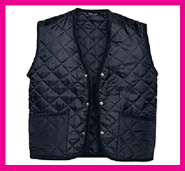 Gilet Husky Trapuntato in Nylon