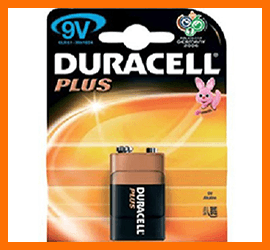 Pila 9V Duracell Plus