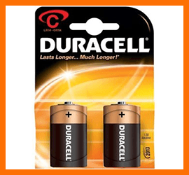 Pila Mezzatorcia Duracell C