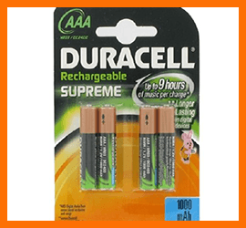 Pile Duracell Mini Stilo Ricaricabili AAA