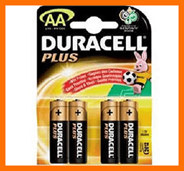 Pile Stilo Duracell Plus AA