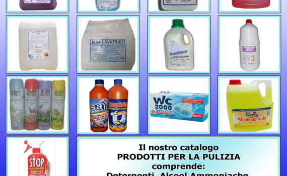 Cover Catalogo Prodotti per la Pulizia